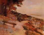 埃德加 德加 : Landscape by the Sea